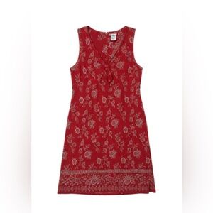 Faded Glory Red Floral Mini Dress